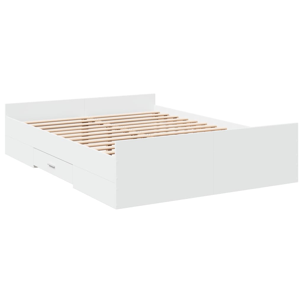 Bed Frame With Drawers Without Mattress Small Double