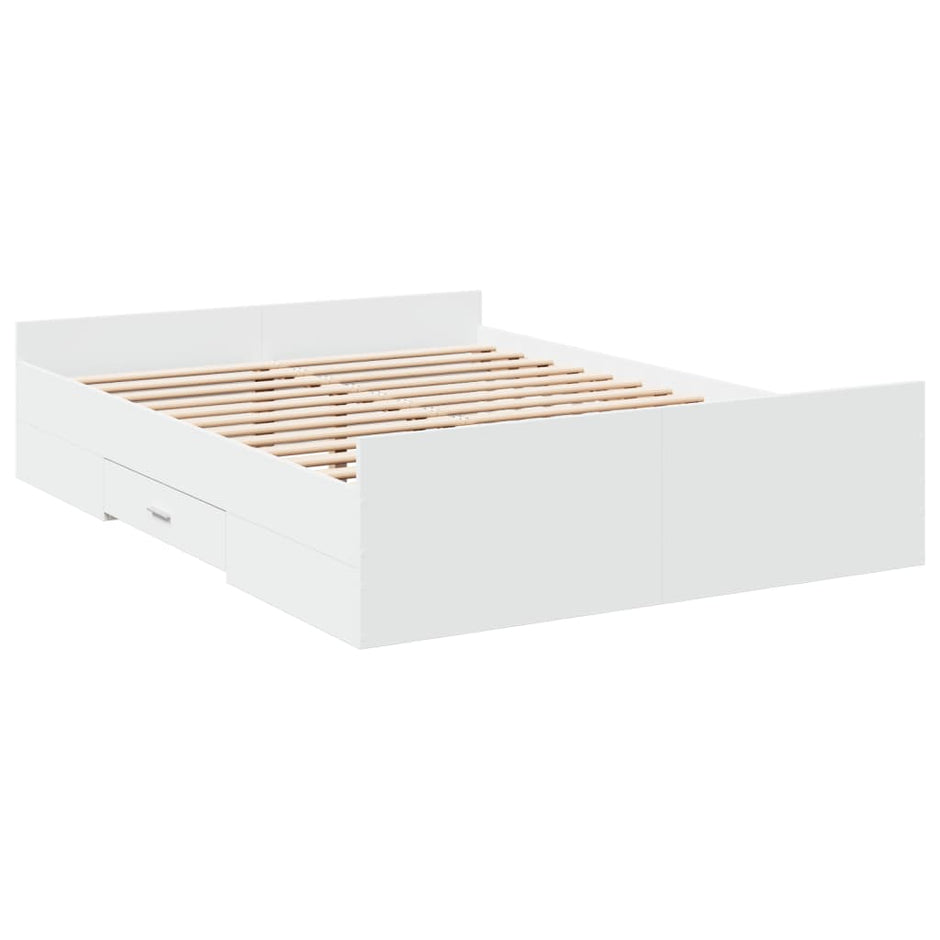Bed Frame With Drawers Without Mattress Small Double