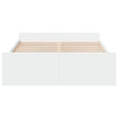Bed Frame With Drawers Without Mattress Small Double
