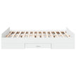 Bed Frame With Drawers Without Mattress Small Double