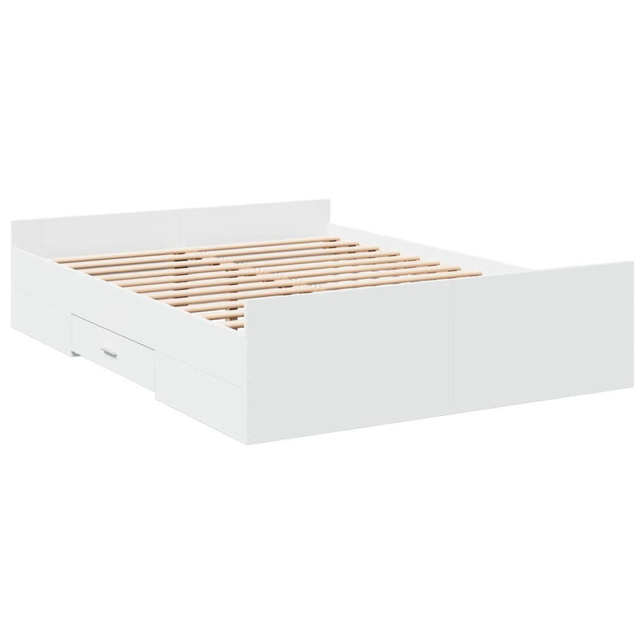 Bed Frame With Drawers Without Mattress Small Double