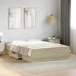 Bed Frame With Drawers Without Mattress Small Double
