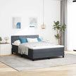 Boxspring Bed Met Hoofdeinde Fluweel