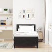 Boxspring Bed Met Hoofdeinde Fluweel
