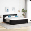 Boxspring Bed Met Hoofdeinde Fluweel