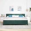 Boxspring Bed Met Hoofdeinde Fluweel