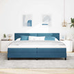 Boxspring Bed Met Hoofdeinde Fluweel