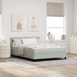Boxspring Bed Met Hoofdeinde Fluweel