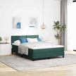 Boxspring Bed Met Hoofdeinde Fluweel