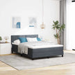 Boxspring Bed Met Hoofdeinde Fluweel