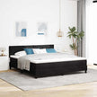 Boxspring Bed Met Hoofdeinde Fluweel