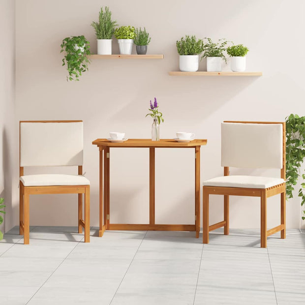 2 St Tuinstoel Massief Acaciahout Bruin
