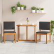 2 St Tuinstoel Massief Acaciahout Bruin