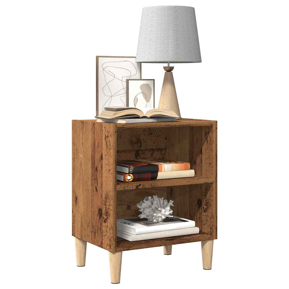 Bedkast 2 St 40 X 30 X 50 Cm Bewerkt Hout