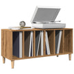 Platenkast Met Plank 100 X 38 X 48 Cm Bewerkt Hout