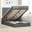 Ottoman Bed Met Matras 140X190Cm Stof