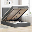 Ottoman Bed Met Matras 140X190Cm Stof
