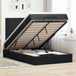 Ottoman Bed Met Matras 140X190Cm Stof