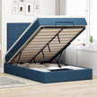 Ottoman Bed Met Matras 140X190Cm Stof