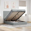 Ottoman Bed Met Matras 140X190Cm Stof