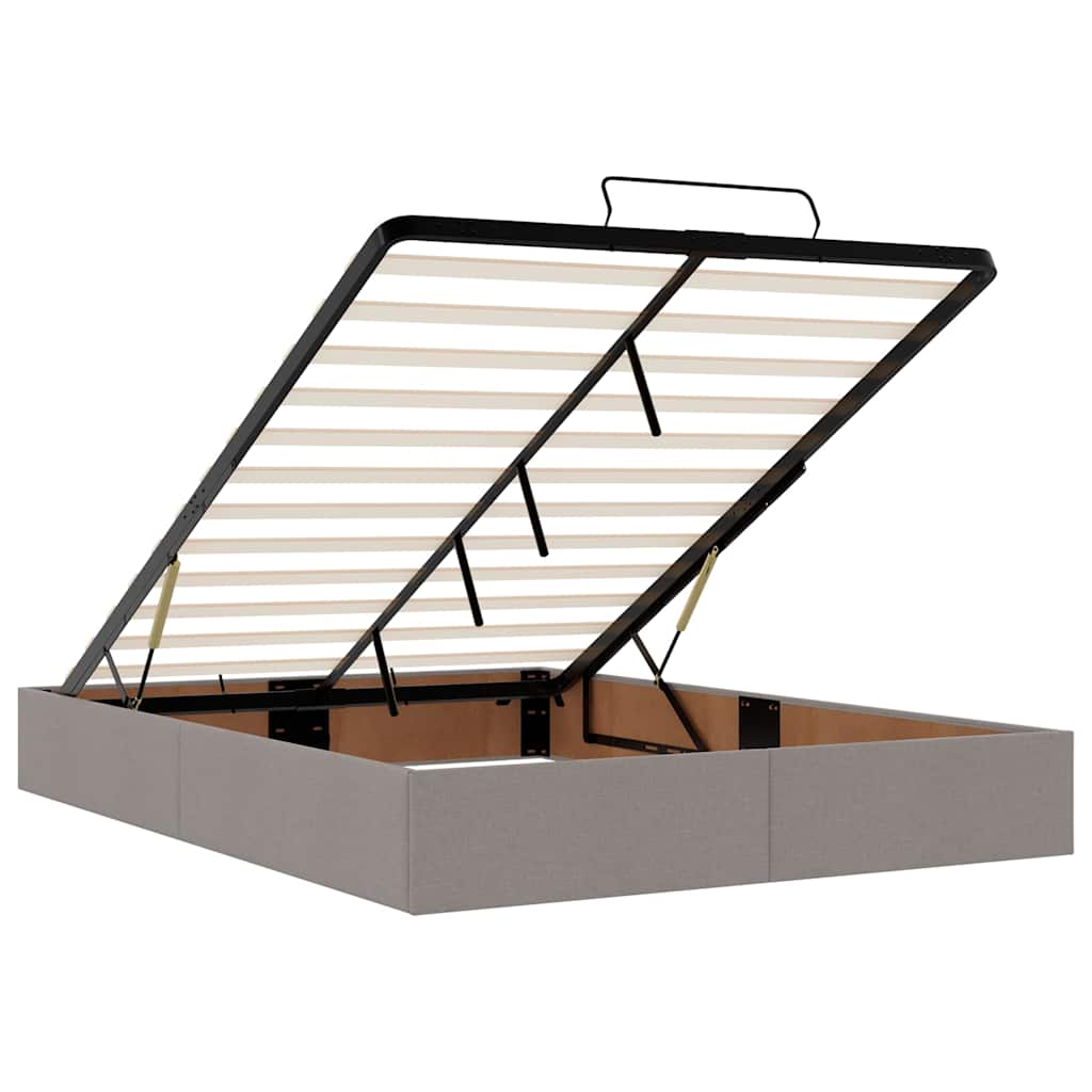 Ottoman Bed Met Matras 140X190Cm Stof