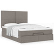Ottoman Bed Met Matras 140X190Cm Stof