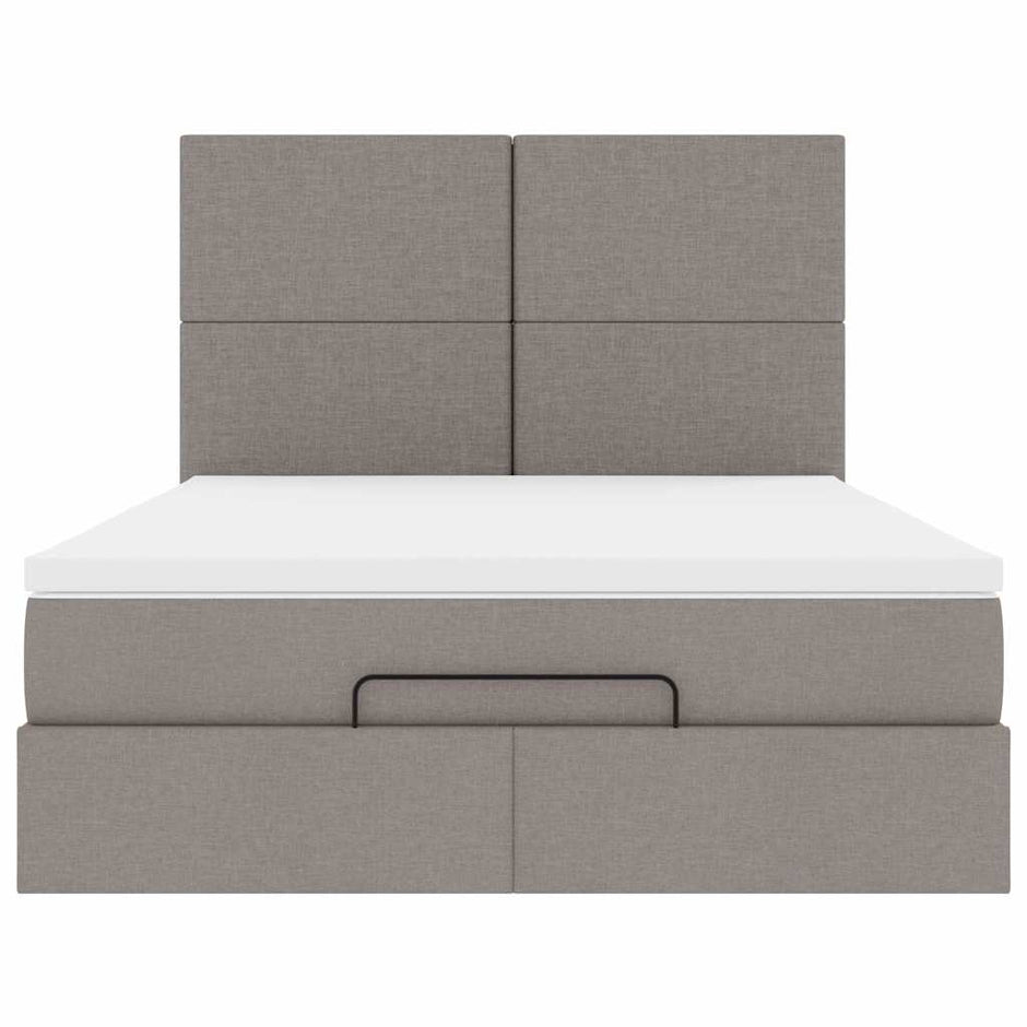 Ottoman Bed Met Matras 140X190Cm Stof
