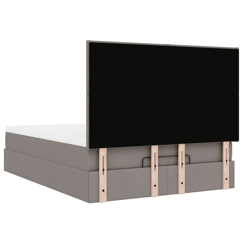 Ottoman Bed Met Matras 140X190Cm Stof