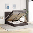 Ottoman Bed Met Matras 140X190Cm Stof