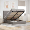 Ottoman Bed Met Matras 140X190Cm Stof