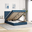 Ottoman Bed Met Matras 140X190Cm Stof