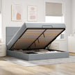Ottoman Bed Met Matras 140X190Cm Stof