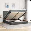 Ottoman Bed Met Matras 140X190Cm Stof