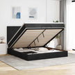 Ottoman Bed Met Matras 140X190Cm Stof