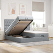 Ottoman Bed Met Matrassen 180X200Cm Stof Kleurig