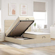 Ottoman Bed Met Matrassen 180X200Cm Stof Kleurig