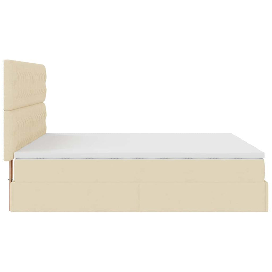 Ottoman Bed Met Matrassen 180X200Cm Stof Kleurig