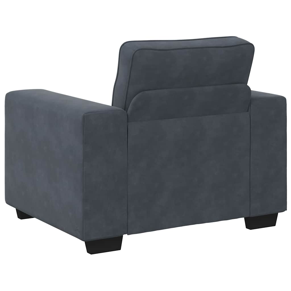 3-Delige Loungeset Met Kussens Fluweel