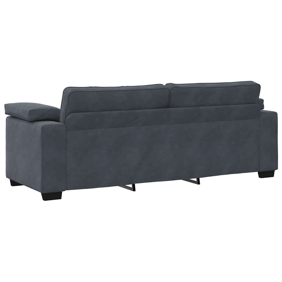 3-Delige Loungeset Met Kussens Fluweel