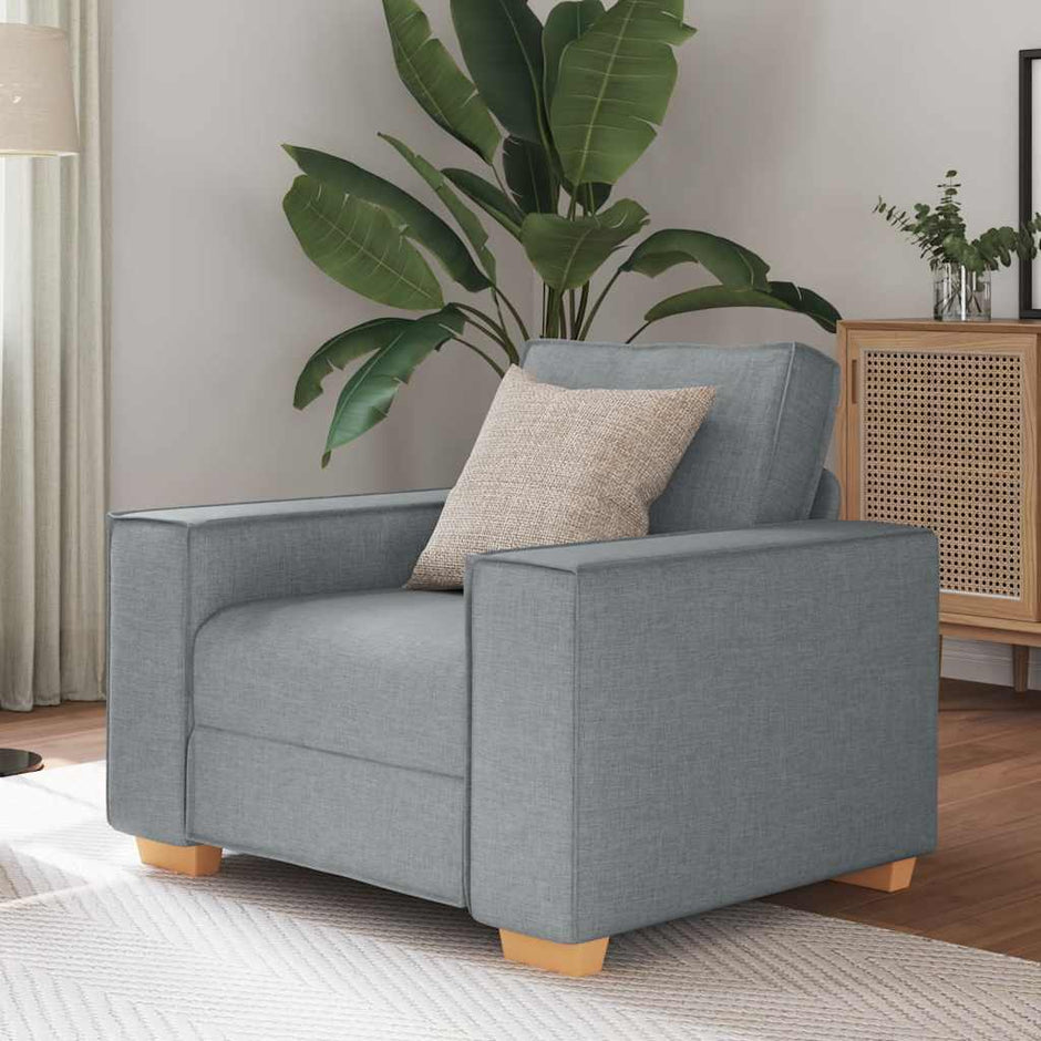 Sofa Stoel Wolk Grijs 100X78X84 Cm Stof