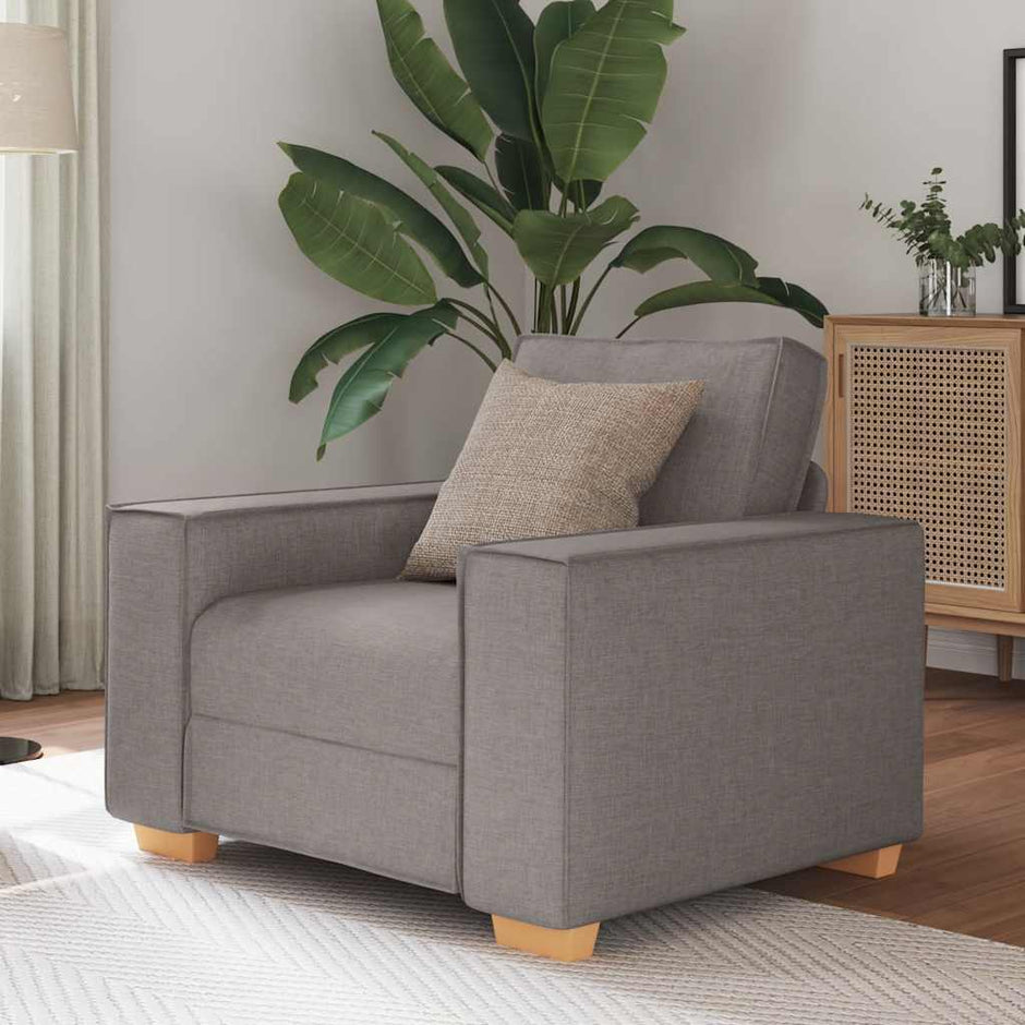 Sofa Stoel Wolk Grijs 100X78X84 Cm Stof