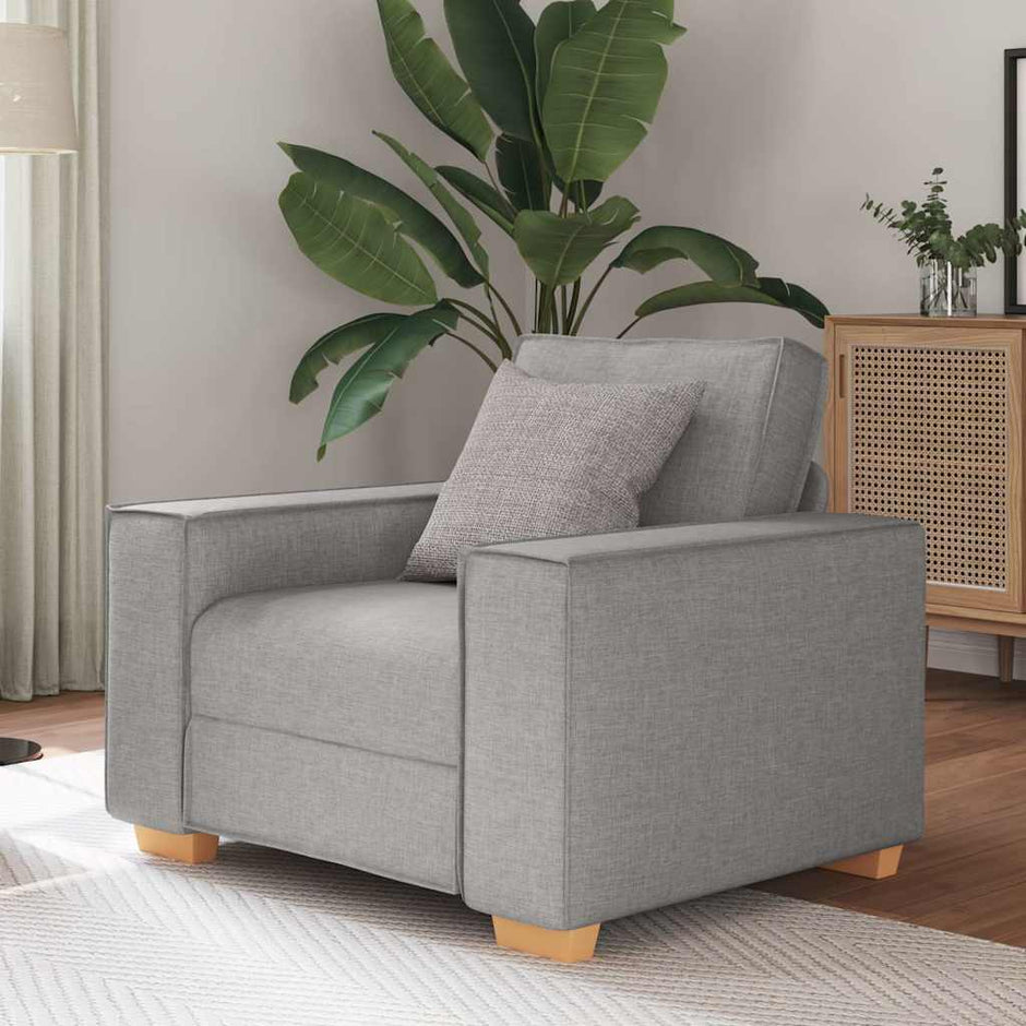 Sofa Stoel Wolk Grijs 100X78X84 Cm Stof