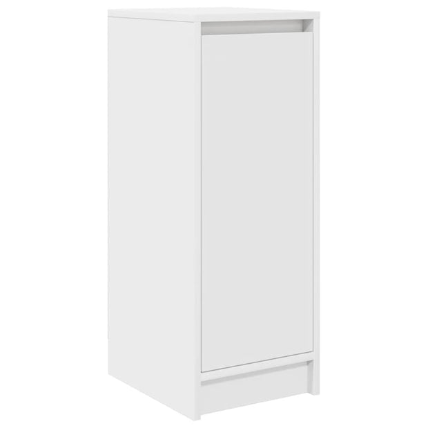 Schoenenkast 29,5X34X76 Cm Bewerkt Hout Wit