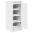 Schoenenkast 29,5X34X76 Cm Bewerkt Hout Wit