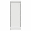 Schoenenkast 29,5X34X76 Cm Bewerkt Hout Wit