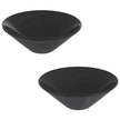 Wastafels 2 St Ø42X14 Cm Keramiek Glanzend
