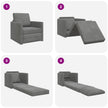 Slaapbank 74 X 77 X 81 Cm Fluweel