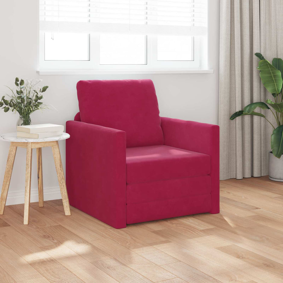 Slaapbank 74 X 77 X 81 Cm Fluweel