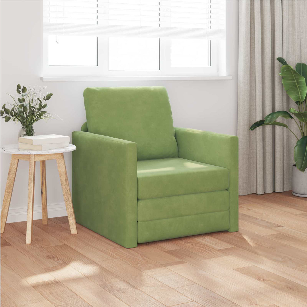 Slaapbank 74 X 77 X 81 Cm Fluweel