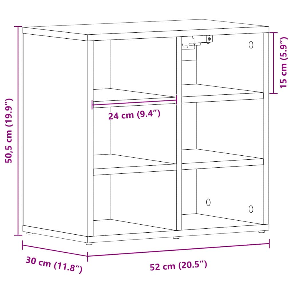 Schoenenkast Bewerkt Hout